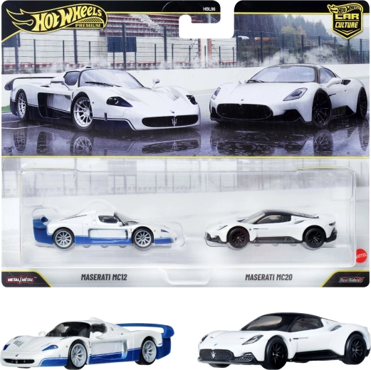 Hot Wheels Premium 2 autós szett: Maserati MC12 és Maserati MC20