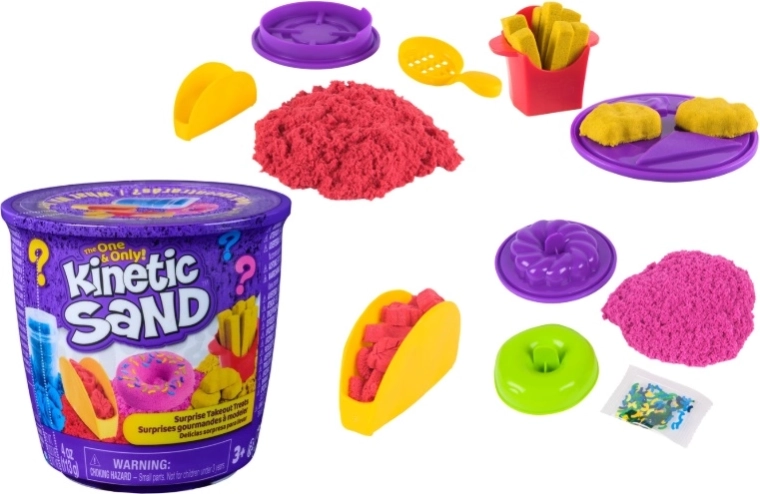 Spin Master Kinetic Sand meglepetés az üvegben