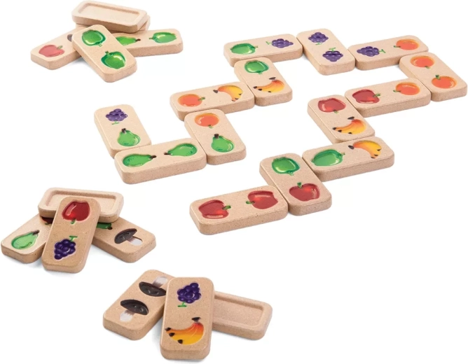 PlanToys gyümölcs és zöldség dominó