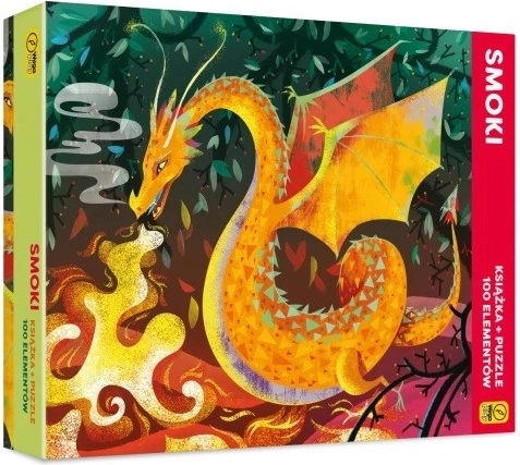 Könyv és puzzle Smoki 100 darab