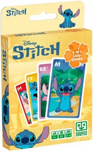 4 az 1-ben DISNEY STITCH kártyajáték