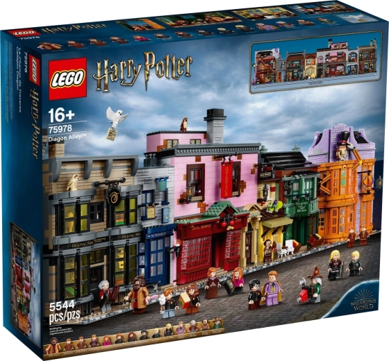 LEGO HARRY POTTER Abszol útcai sikátor – moduláris gyűjtői építőkészlet