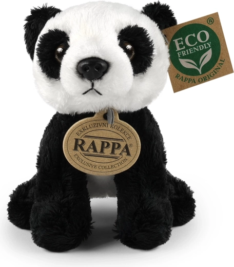 Rappa plüss panda 13 cm, környezetbarát