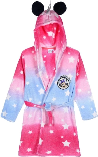 Minnie Mouse Unicorn Dreams gyermek fürdőköpeny málnás-lila színben