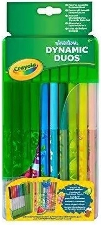 Crayola Dynamic Duos mosható illatos és klasszikus filctollak – 20 db