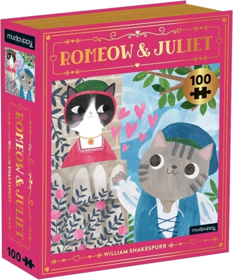 Puzzle Macskák Romeow & Juliet 100 darabos