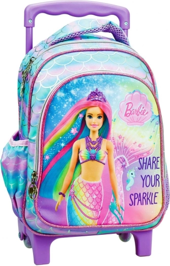 Barbie gurulós hátizsák 30 cm