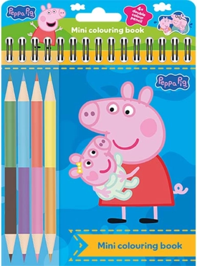 Mini kifestő kétvégű színesceruzákkal – Peppa malac