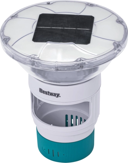 Bestway SolarGlow úszó medencevegyszer-adagoló napelemes LED-világítással