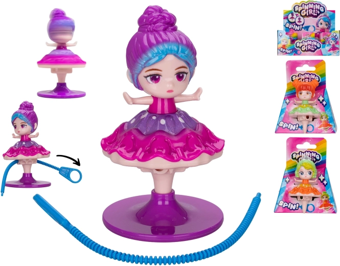 Forgó és táncoló hercegnő figura 8 cm