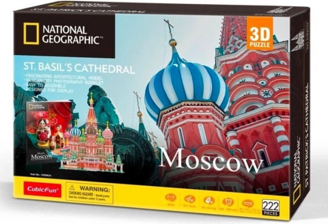 CubicFun National Geographic 3D puzzle a Megváltó Krisztus-székesegyházról, 224 darab