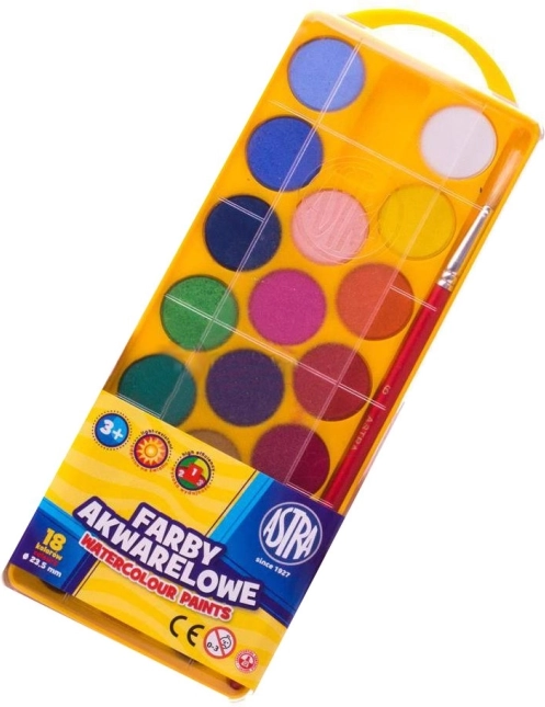 Akvarell festékek ASTRA 18db