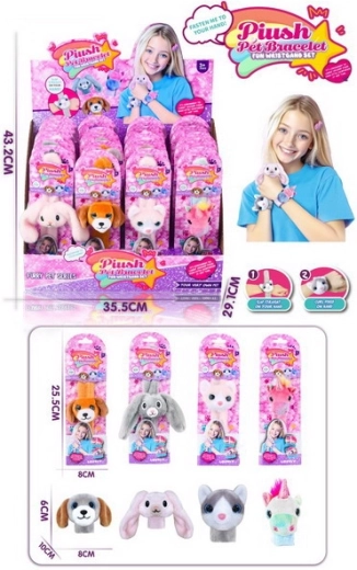 Plüss állatkás karkötő