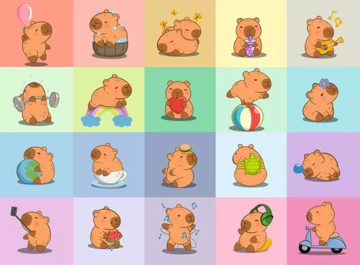 RAVENSBURGER Kapybara XXL 100 darabos puzzle