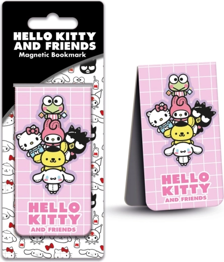 Hello Kitty mágneses könyvjelző – rózsaszín