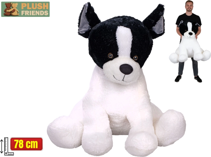 Plush Friends francia bulldog plüss 78 cm