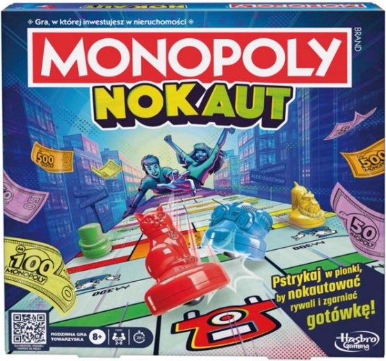 Monopoly Knockout – családi társasjáték