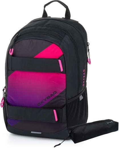 Oxybag Sport Ombre girl diákhátizsák tolltartóval, 24 l