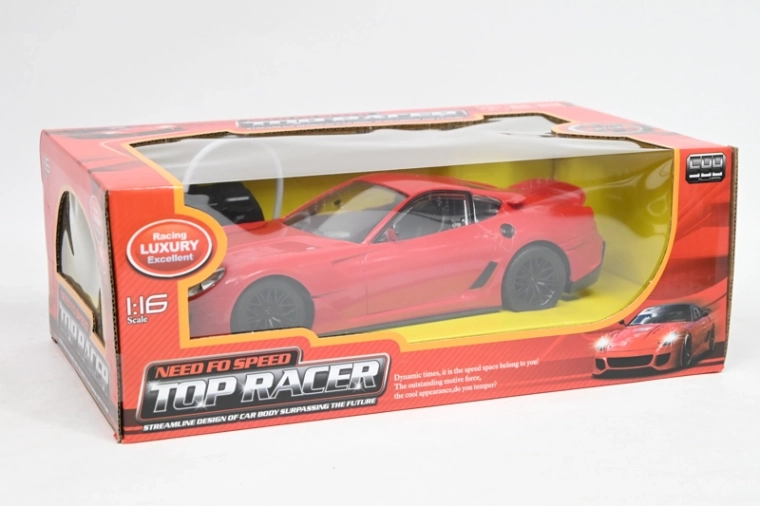 Top Racer RC versenyautó piros 1:16