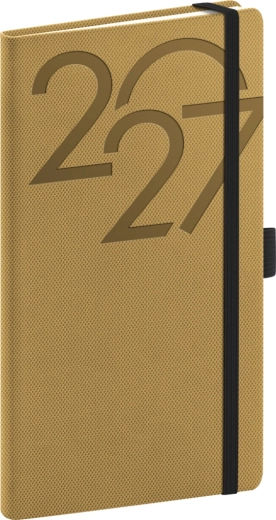 Notique Ajax 2027 arany zsebnaptár 9 × 15,5 cm
