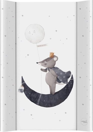 Ceba Baby kétoldalas pelenkázó alátét merev lappal ultra light moon prince 50 × 70 cm