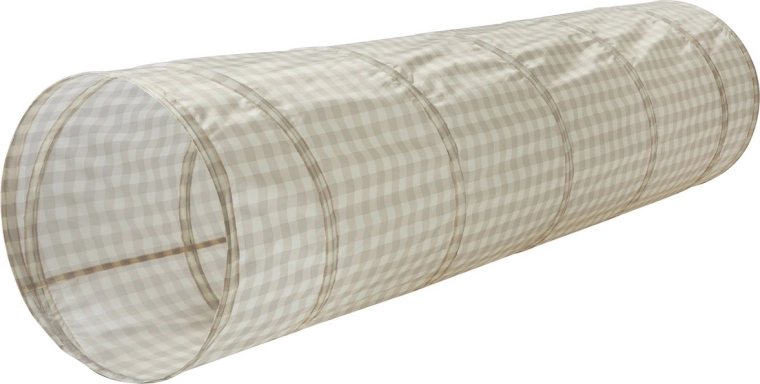 3 sprouts gyerek játszóalagút recycled gingham beige - 1 db