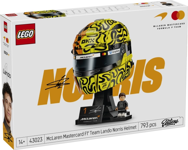 LEGO sisak a McLaren Mastercard F1 csapatból – Lando Norris
