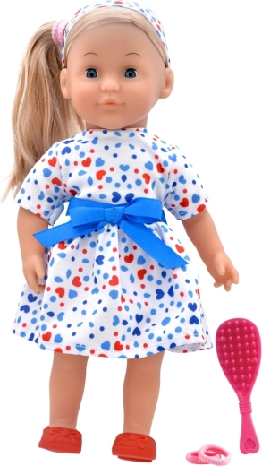 Dolls World divatbaba Charlotte 36 cm – fehér trikolór