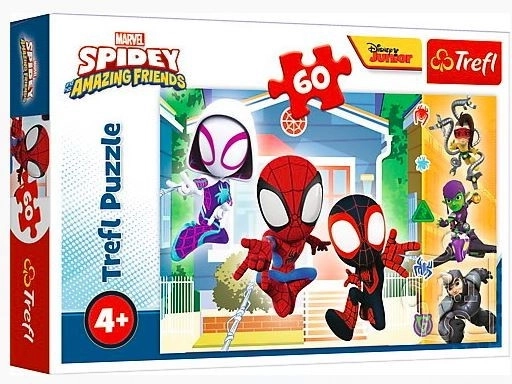 60 darabos puzzle – a SPIDEY világában, Trefl