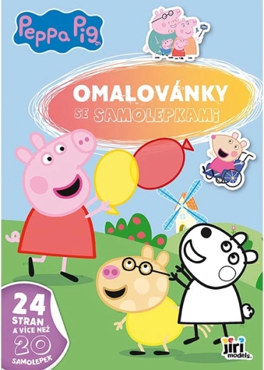 A4-es kifestő matricaívekkel – Peppa malac