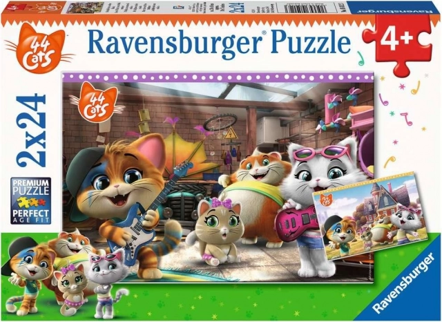 Gyerek puzzle RAVENSBURGER 44 CICUS – 2×24 darab