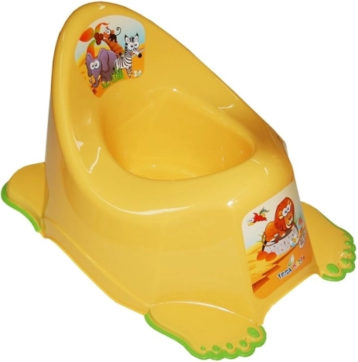 Gyerek csúszásgátlós bili Safari sárga