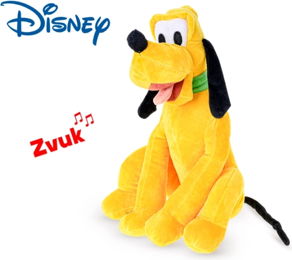 Disney Pluto plüss kutya 30 cm hangokkal, ülő