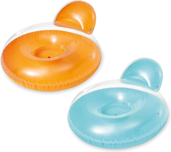 Felfújható vízi fotel 137 × 122 cm, kék