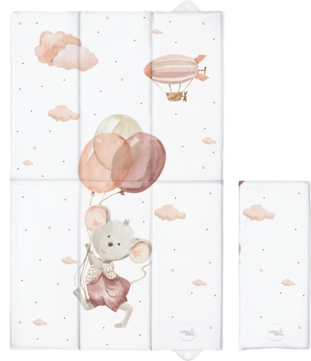 Ceba Baby Basic Mouse utazó pelenkázó alátét 80 × 50 cm