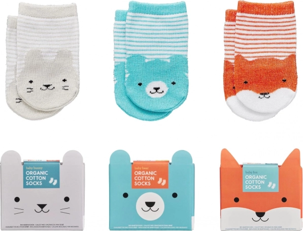 Petit Collage Medve minta biopamut gyerekzokni