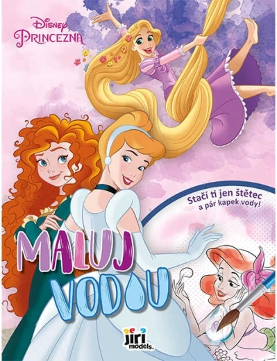 Disney Hercegnők vízzel festős kifestő A4