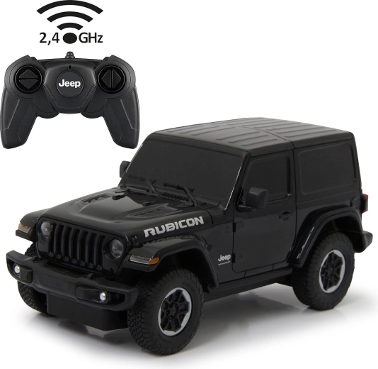 Jamara Jeep Wrangler JL RC autó 1:24 fekete 2,4 GHz