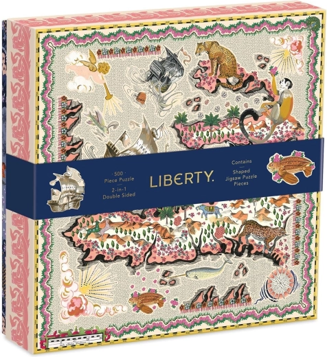 Galison kétoldalas 2 az 1-ben puzzle Liberty Maxine London 500 darab