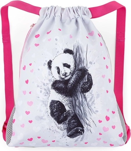 Bagmaster iskolai zsák uzsonnához és tornához – panda