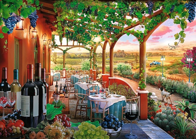 TREFL Premium Plus Tea Time puzzle: olasz szőlőskert, 1000 darab