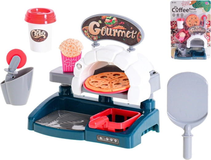 Gyerek fast food pizza szett 16 × 16 cm, 8 db