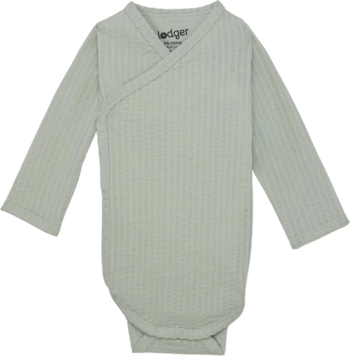 Lodger légáteresztő, hosszú ujjú seersucker body 62 - 1 db