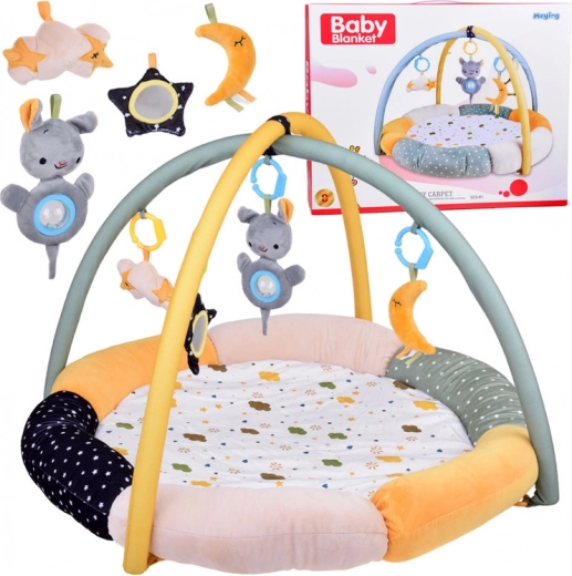 Puha oktató szőnyeg ívvel felhő stílusban