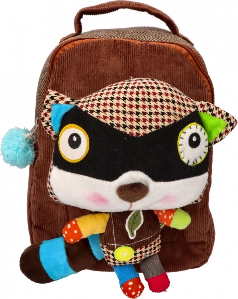 Gyerek hátizsák EcoSnoopers mosómedvével