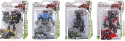 Fém robot dinoszaurusz átalakítható robottá