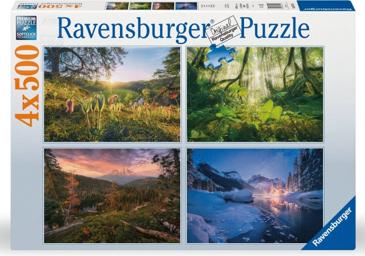 Ravensburger Négy évszak puzzle – 4×500 darab