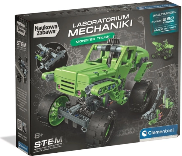 Mechanikai laboratórium – Monster Truck 2 az 1-ben építőkészlet