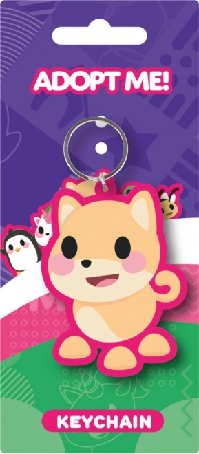ADOPT ME V1 PVC kulcstartó fém karikával