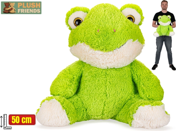 Plush Friends plüss béka – ülő, 50 cm